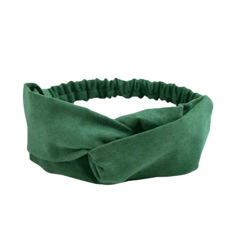 02 Green Модные богемные эластичные повязки для волос, повязки на голову с принтом, ретро тюрбан, банданы для женщин и девушек, винтажные аксессуары для волос - Цвет: 02 Green