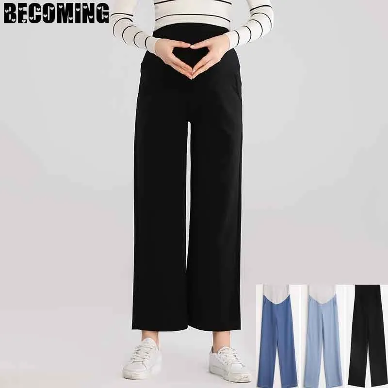 Брюки для беременных свободные брюки большого размера с широкими штанинами