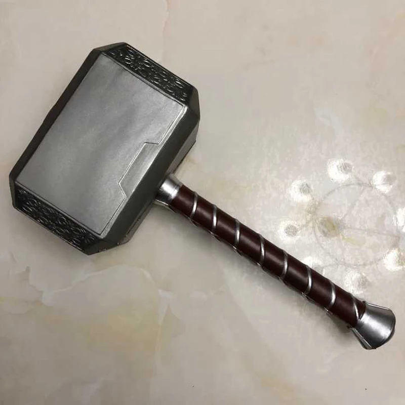 

44cm Thunder Hammer 's Hammer Cosplay 1: 1 Guns Figure Model Kids Gift Movie Role Playing Safety PU Toy Material