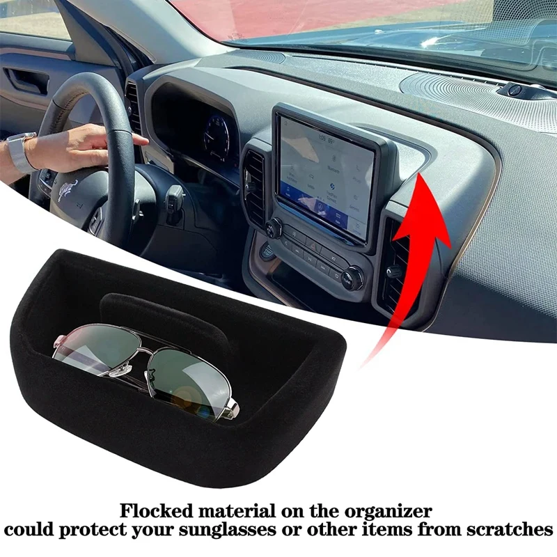 For Ford Bronco Sport 2021 2022 Center Console Dashboard Organizer Armrest Storage Box Insert Tray Accessories Flocking | Автомобили и