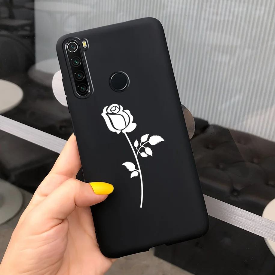 xiaomi leather case color Redmi Note 8 Ốp Lưng Điện Thoại Dễ Thương Mèo Hoạt Hình Ốp Lưng Dành Cho Xiaomi Redmi Note 8 Pro Trường Hợp Note8 8 T 8Pro 8 T Silicone Mềm Coque xiaomi leather case chain