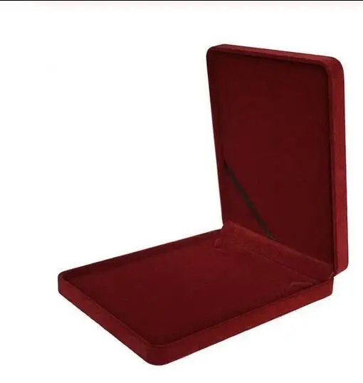 19x24x4cm big size velvet jewelry box necklace box gift box more colors for choice