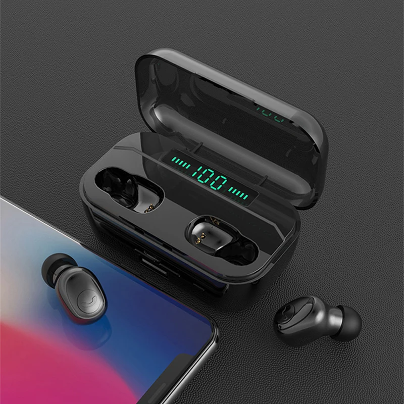 Vitog Новые 3500mAh Bluetooth наушники 8D стерео беспроводные вкладыши гарнитура с внешним