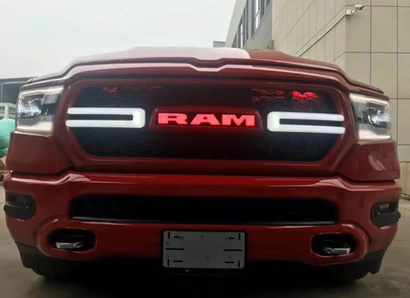

Styling RAM Logo Car Stickers Led Emblem Front Grille letters for Dodge RAM 1500 2500 3500 For Dodge RAM Car Sticker RAM Car