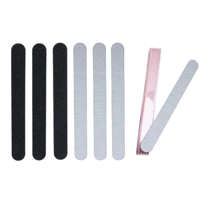 17 шт./компл. пилки для дизайна ногтей щетка очистки пыли буферная губка блок