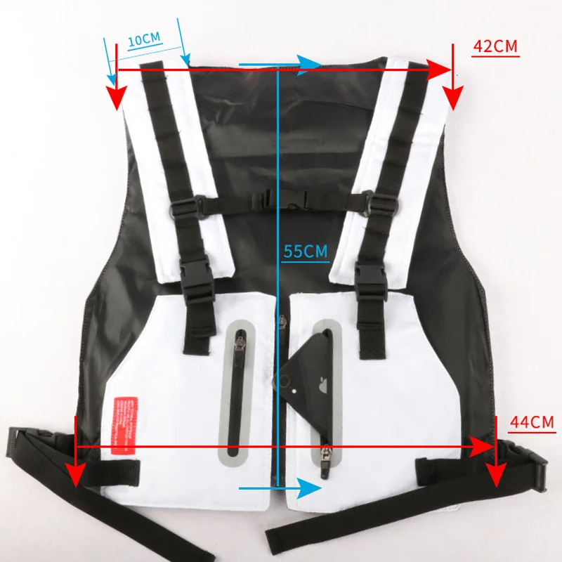Многофункциональный светоотражающий велосипедный жилет тактический