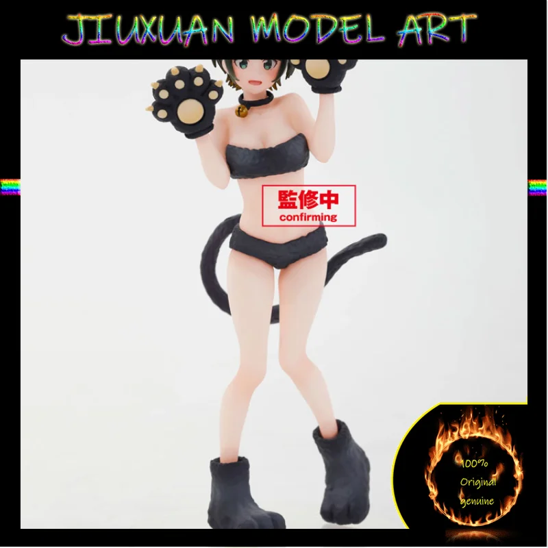 

Японские 100% оригинальные Kanojo Okarishimasu Ruka sarashina костюм кошки 20 см фигура аниме модель игрушки фигурка кукла подарок