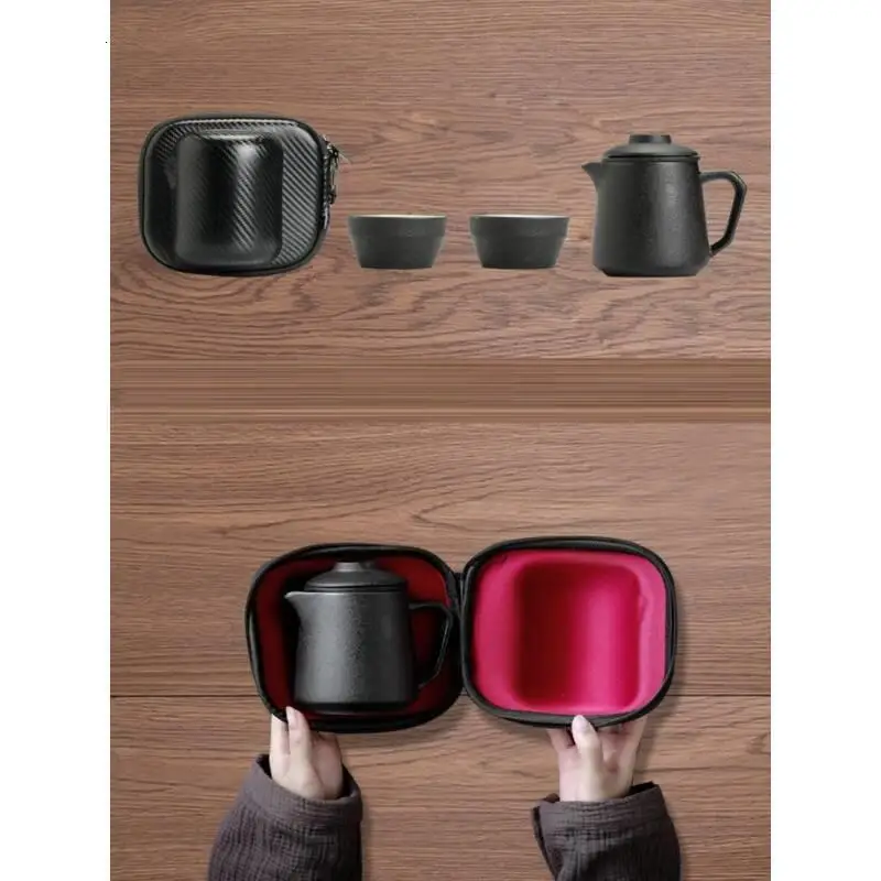 

Chic Kung Fu Travel Chinese Teaset Kitchen Garden Afternoon Dekoration Tea Pot Home Decoration Accessories Teapot Teaware Set
