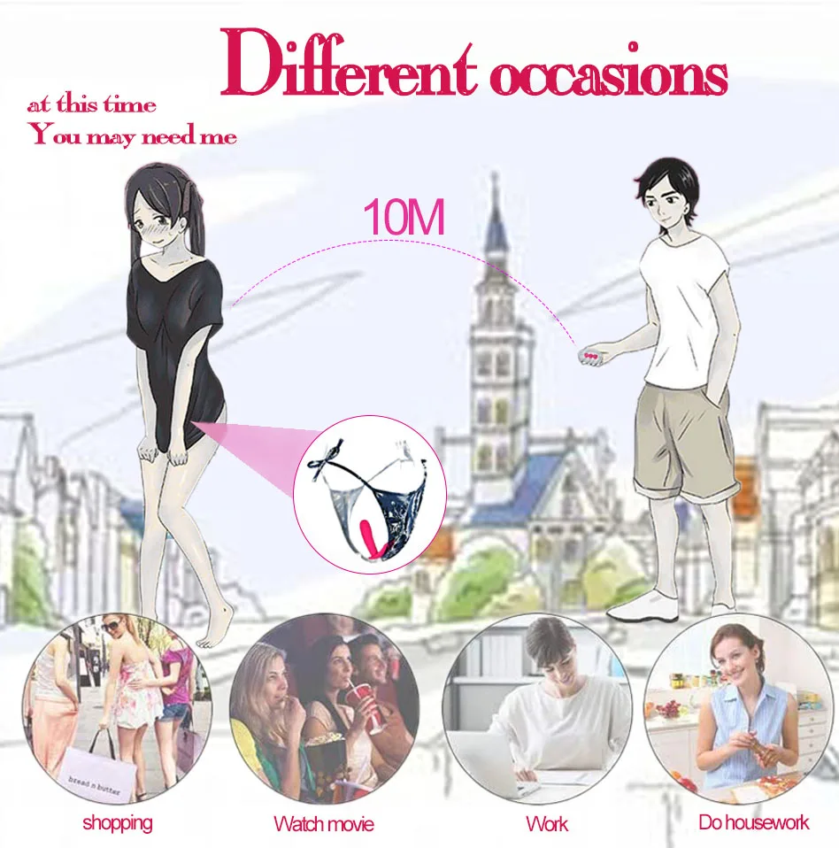 Фаллоимитатор вибратор трусики для женщин Бабочка g точка Стимулятор клитора