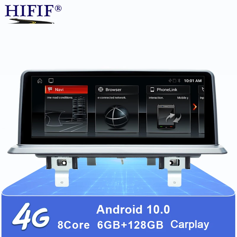 Автомобильное радио 4 Гб IPS Android 10 для BMW 1 серии 120i E81 E82 E87 E88 CCC CIC NET мультимедийное