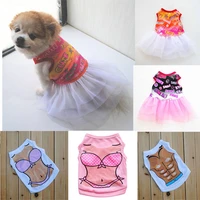 popular trendy cat apparel various shirt dress cute dog pet puppy vest small t clothes