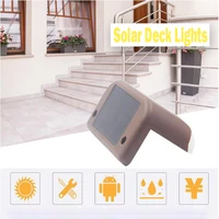 35pcs solar led deck lights outdoor path garden pathway stairs step fence lamp