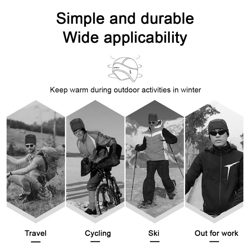 Ветронепроницаемая шапка велосипедные шапки с черепом и ушными вкладышами |