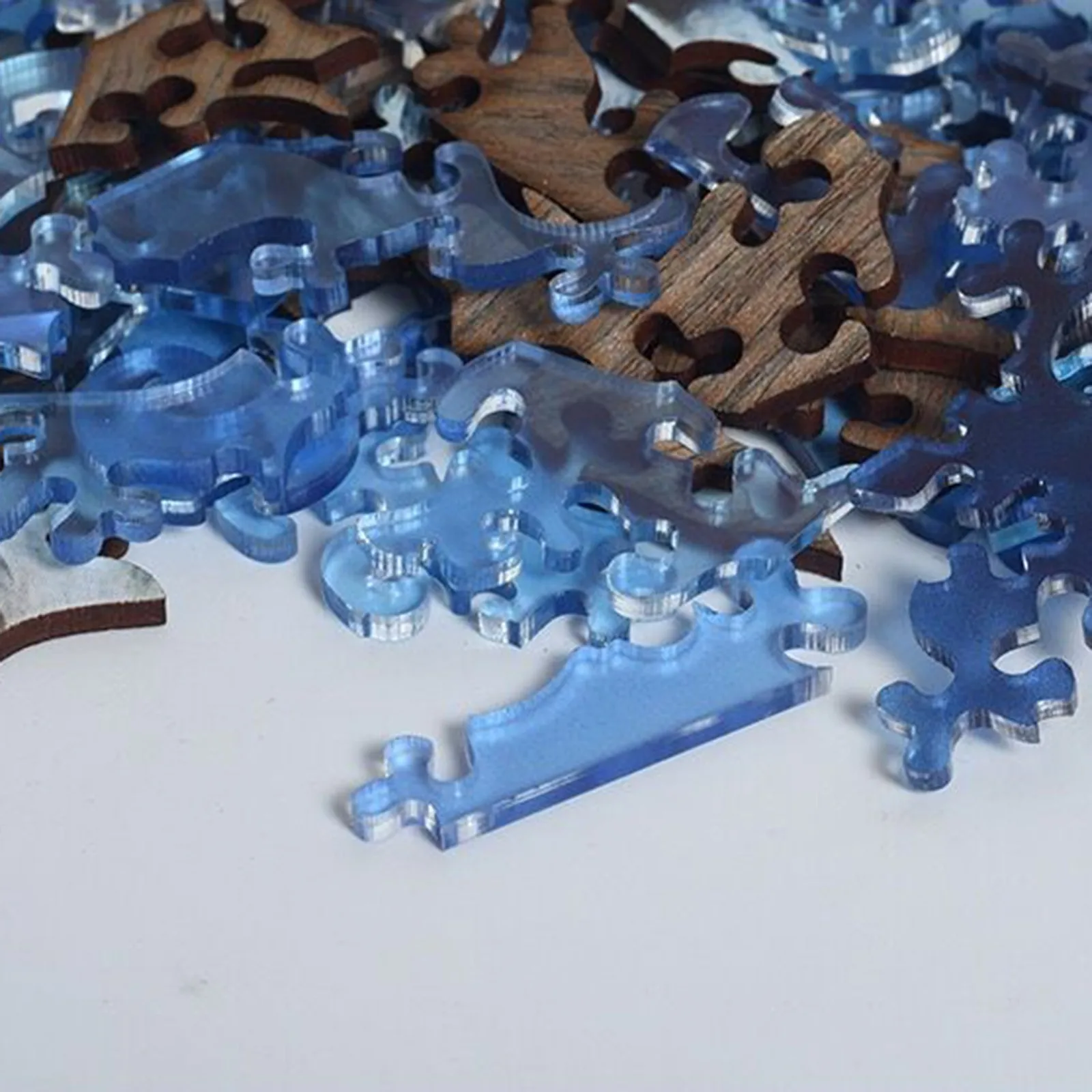 

Adults Puzzles Pieces Brain Development Large Snowfield Wolf Jigsaw Puzzle Games Montessori Children's Educational Toys