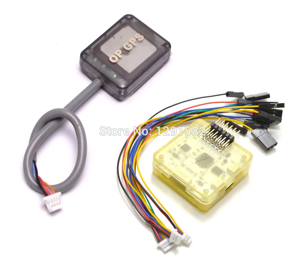 1 шт. Openpilot CC3D EVO Контроллер полета с желтым корпусом + mini OP GPS для QAV R 220 QAV180 210 мм