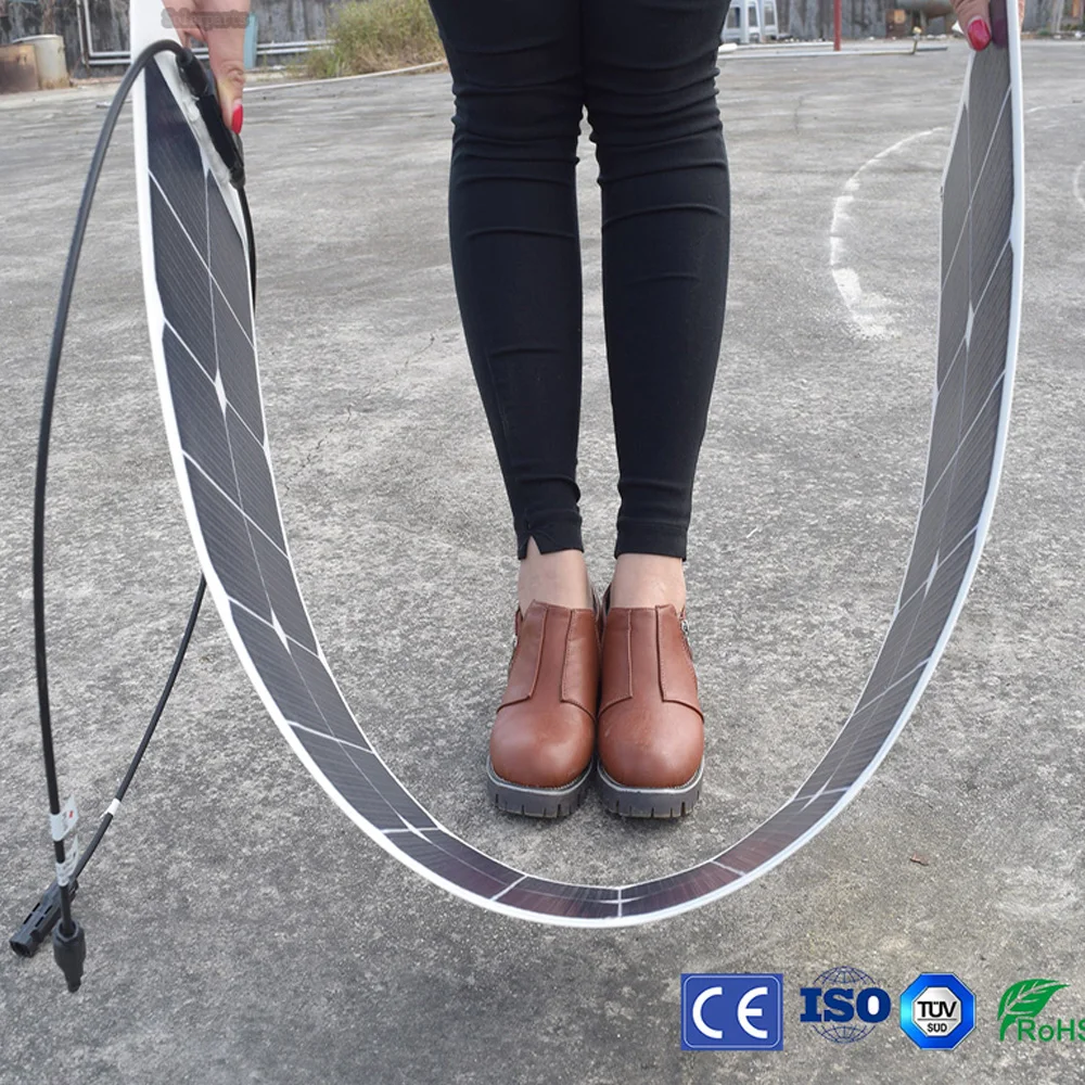XINPUGUANG 50 Вт 18 в ETFE эффективная Гибкая солнечная панель батарея система генерации