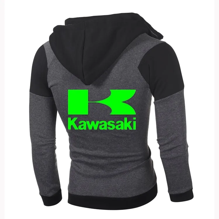 Кавасаки свитера с логотипами высокого качества Повседневная куртка двойная