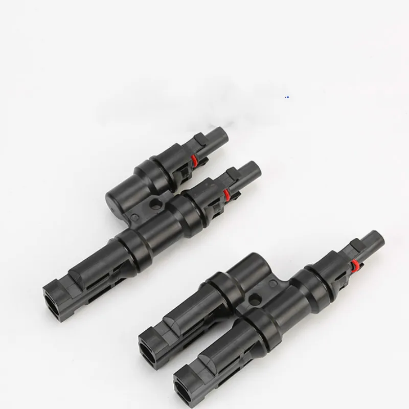 

1Pair T Branch Connector for Solar Panel Parallel Connection Multi 2 Branch PV Module Cable Connectors for Solar System