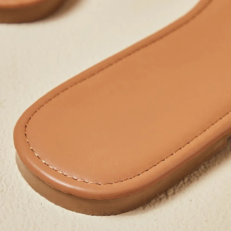 

Women Shoes Slippers Female Flip-Flops Flats Rubber Slippers Pvc Chain Ladies Flip Flop Women Summer Footwear Female Slides