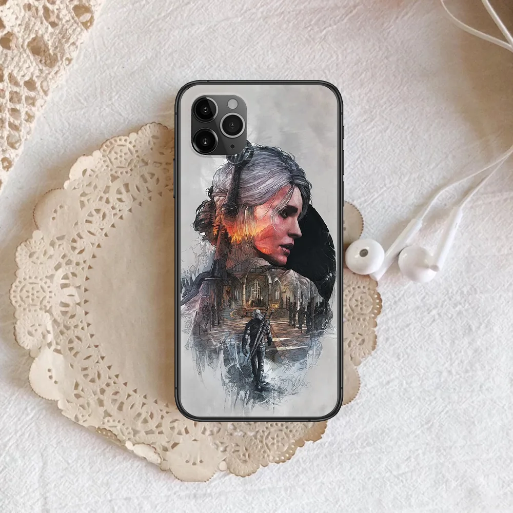 

W-Witchers Game Phone Case Cover Hull For iphone 5 5s se 2020 6 6s 7 8 12 mini plus X XS XR 11 PRO MAX black Cover Fashion Back