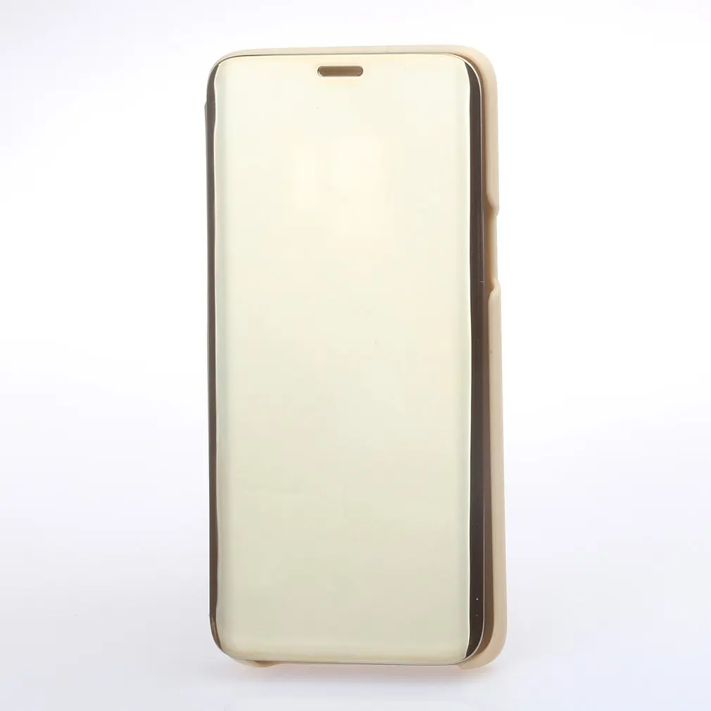 

Золотой зеркальный Чехол-книжка с подставкой, противоударный защитный чехол для телефона с защитой от царапин для Samsung S9 Plus Note 9 S8