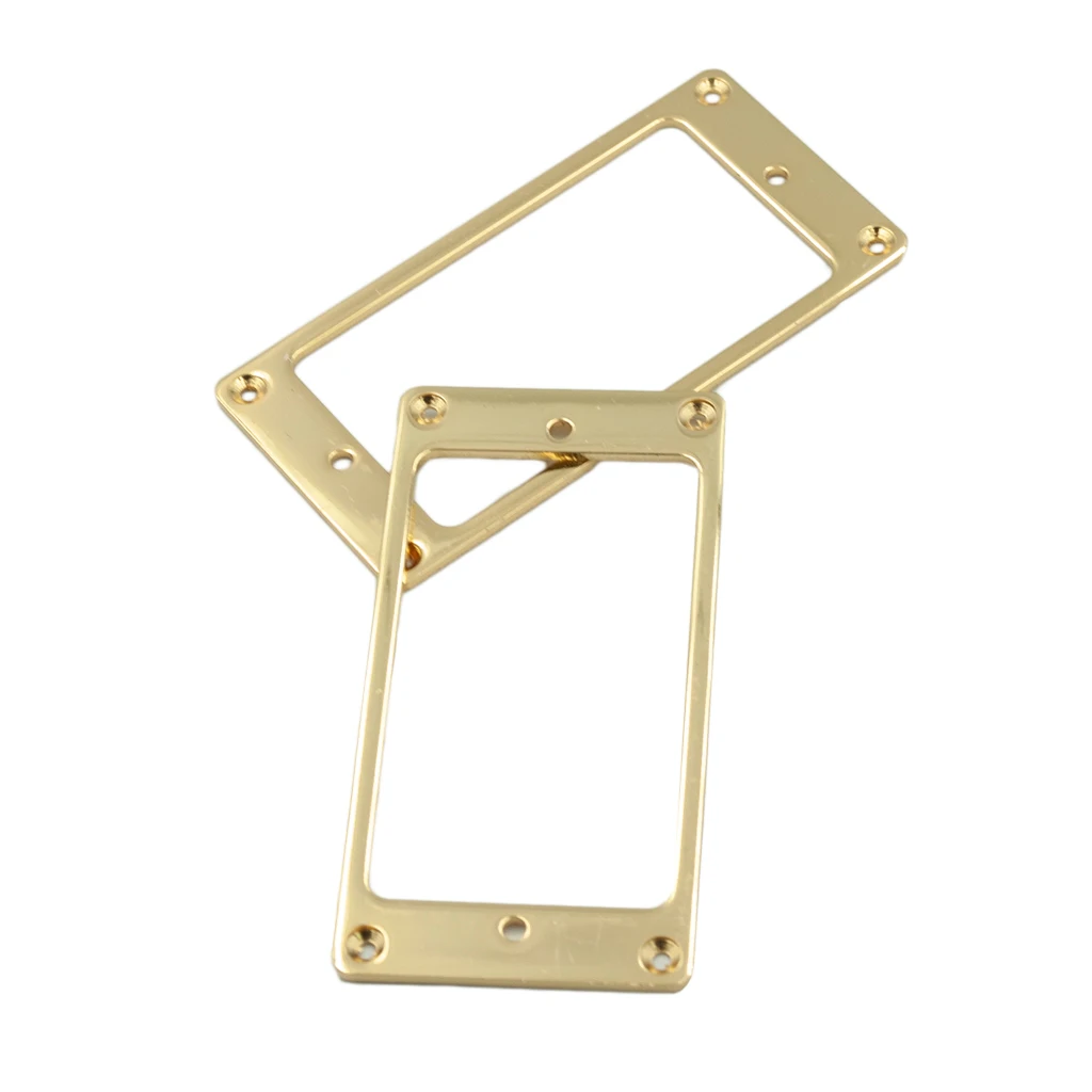 2pcs humbucker pickup ring rahmen elektrische gitarre humbucker pickup rahmen montage ring wschrauben metall gold für elektrische gitarre free g