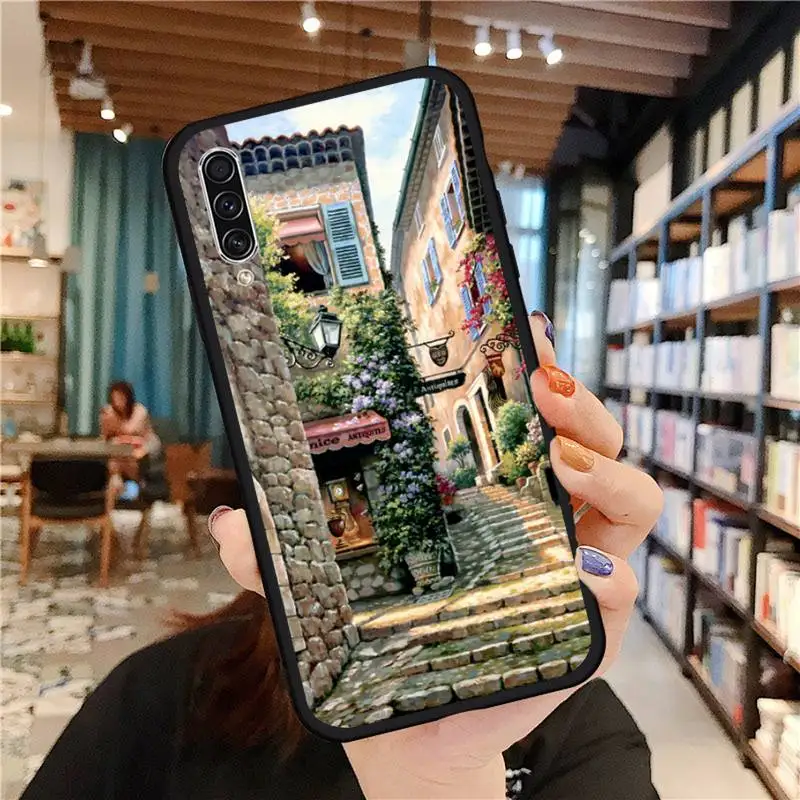 

travel italy France London street Phone Case For Samsung galaxy A S note 10 7 8 9 20 30 31 40 50 51 70 71 21 s ultra plus