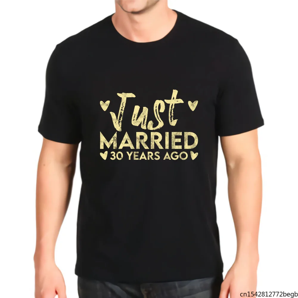 

Just Married 30 Years Ago Wedding Anniversary Men's T Shirt