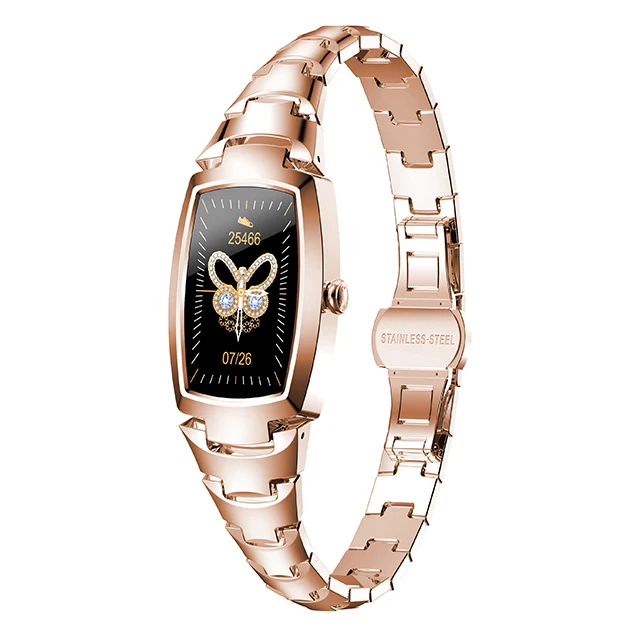 

Fashion Smart Watch Full Touch Smartwatch Women Blood Pressure Monitor Multi-sports Modes Waterproof Fitness Bracelet For Lady