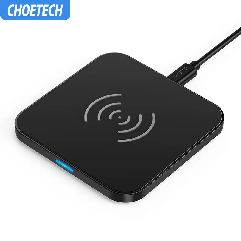 CHOETECH 5W Qi беспроводная зарядка для Iphone X Xs MAX XR 8 8plus быстрая зарядка для телефона Samsung S7 S8 S9 Plus Note 9 8 USB USB телефон зарядный коврик беспроводное зарядное устройство