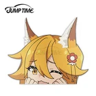 Наклейки на автомобиль, 13x8,8 см, с изображением лисы, Сенко, Сан-пикера, водостойкие, устойчивые к царапинам, наклейка на багажник