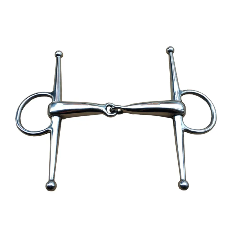 Полная щетина лошадь полый рот бит качество Обучение Бит английский Tack 5