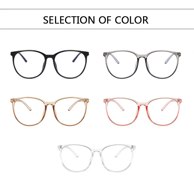 Очки компьютерные с фильтром для мужчин и женщин прозрачные круглые очки защитой