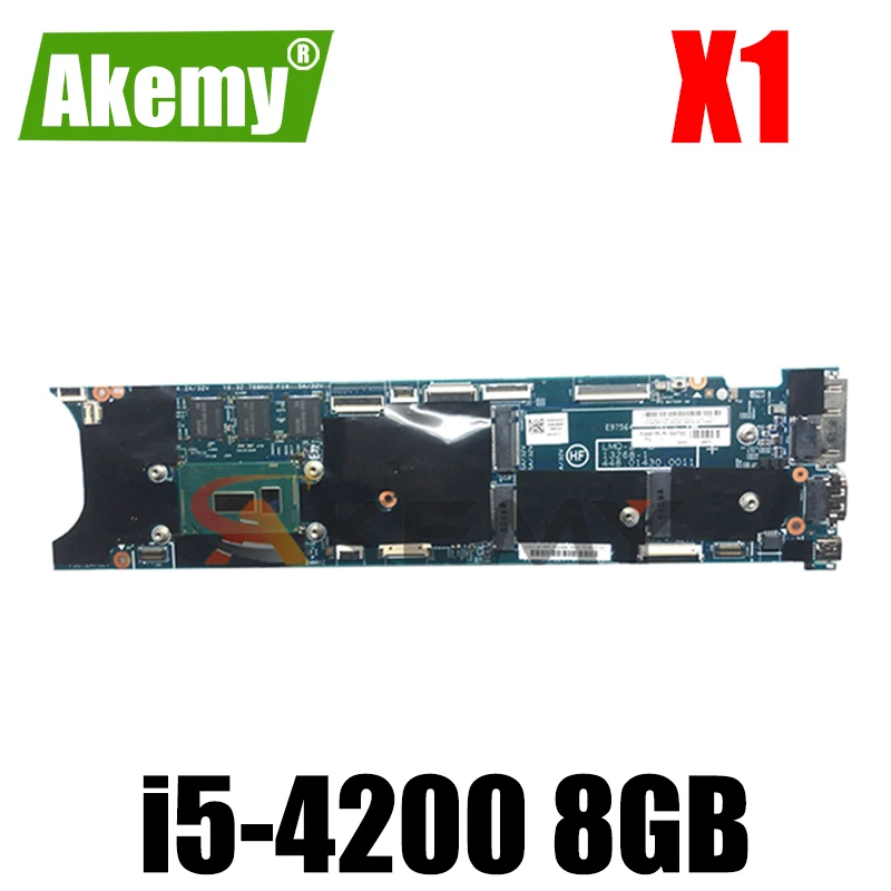 

Thinkpad подходит для X1 углерода 2nd Gen i5-4200 8 Гб ноутбук материнская плата. FRU 04X5586 04X6403 04X6403 00HN763 00UP972 00HN764