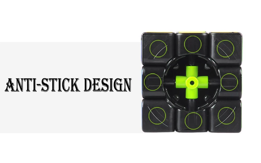 1 шт. Классические игрушки 3x3x3 ABS стикер блок высокое качество скорость разноцветный волшебный куб обучающие и образовательные головоломки Cubo Magico игрушки