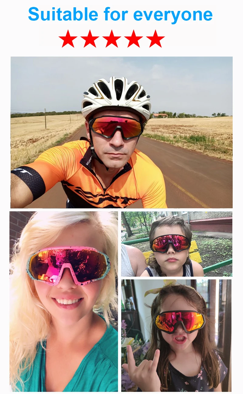 

Cycling Glasses MTB Bike Glasses Eyewear Running Fishing Sports Polarized Cycling Sunglasses Men Women