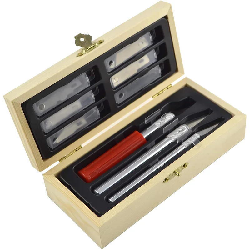 Прецизионный нож с лезвием ремесло набор ножей деревянный точным для творчества