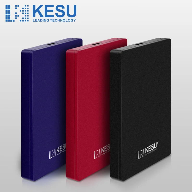 New KESU 2.5" External Hard Drive Disk 120G 160GB 250GB 320GB 500GB 750GB 1TB HDD disco duro externo for Laptop/Mac/PS4/Xbox One