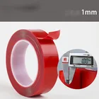 1 шт., р-р 6-15 мм стойкая Акриловая Двухсторонняя клейкая прочная плёнка из ПЭТ в рулонах прозрачный Стикеры для автомобилядля ремонта сотовых телефонов