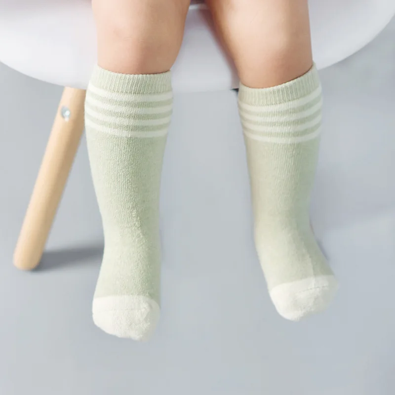 

Kids Socks Baby Boys Girls Cotton Soft Sock Children Knee High Long School Uniform Socks thickened warm baby children's Socks