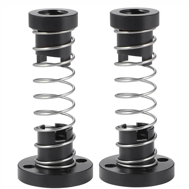

2pcs T8 Anti Backlash Spring Loaded Nut Pitch 8mm Lead Elimination Gap POM Nut
