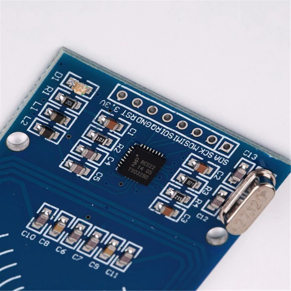 Rfid-комплект RC522 считыватель чипов NFC модуль датчика кольцо для ключей стандартный
