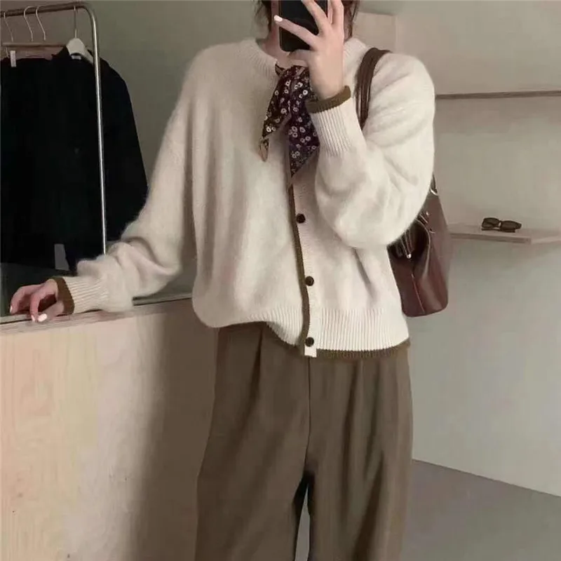 Женский свитер с длинным рукавом осенний кардиган 2021 |