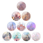 Новый Фантастический замок Диснея 12 мм15 мм16 мм18 мм20 мм фото стеклянный кабошон купол с плоской спинкой Сделай Сам модное Создание ювелирных изделий