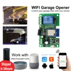 Смарт-открывалка для гаражных ворот, 1-канальный релейный модуль, дистанционное управление через приложение, поддержка Alexa Echo Google Home