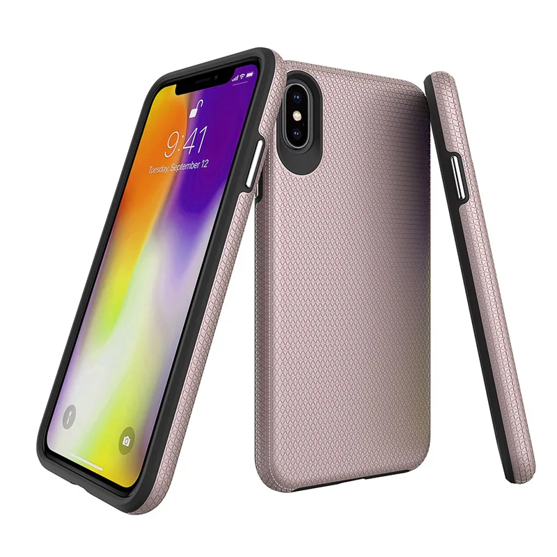 Rose Glod Противоударный армированный чехол для телефона iphone 11 XR X XS Max 8 7 6 6S Plus, высокотеплоотводящий ТПУ чехол с алмазным узором, задняя крышка - Цвет: Rose Glod