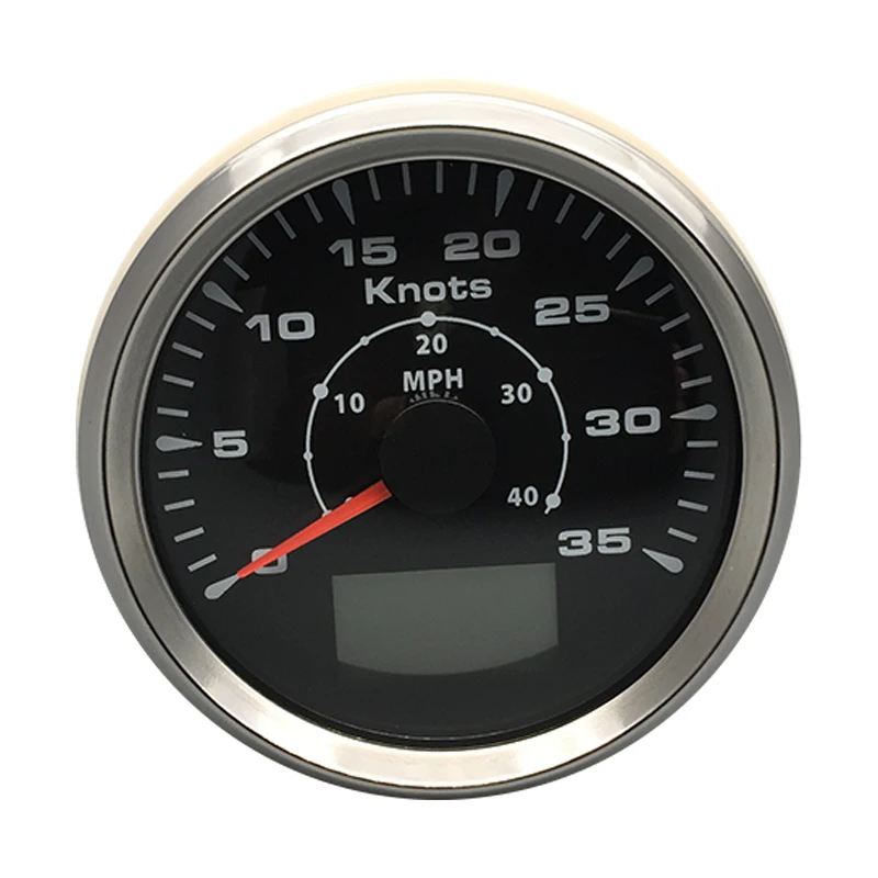 

New Auto Boat GPS Speedometer Marine GPS Speedometer Odometer 0-35Knots 0-40MPH 85mm with 8 Colors Backlight 12V/24V