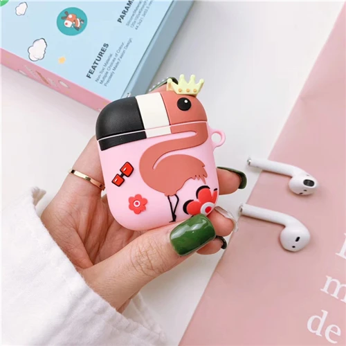 27 Мягкий силиконовый чехол для Apple AirPods 2/1, мультяшный чехол для наушников, защитный чехол для AirPod, чехол для Air pods, зарядная коробка - Цвет: 27