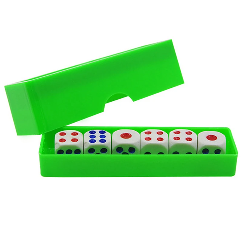 Предсказание кубики Волшебные трюки шесть Die Flash изменение крупным планом