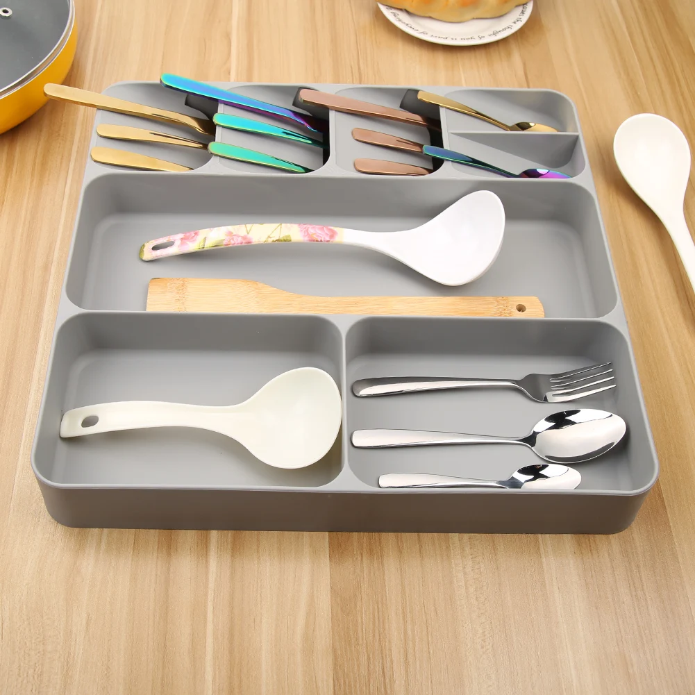 

Kitchen Drawer Organizer Spoon Cutlery Separation Finishing Storage Box Cutlery Organizer Kitchen Accessories Organizer